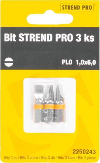 Bit Strend Pro Plochý 1x6, bal. 3 ks