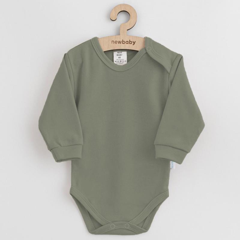 Dojčenské bavlnené body New Baby zelená 56 (0-3m)