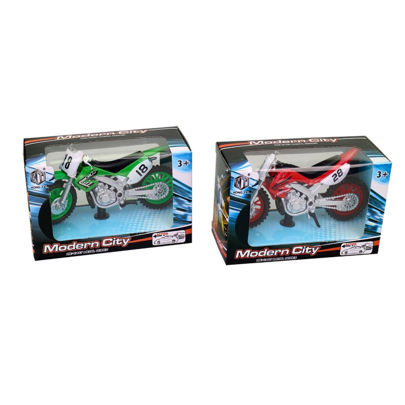 Motorka závodná kovová 1