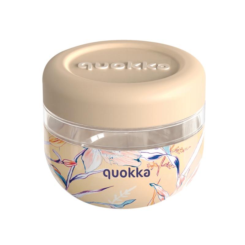 Výhodný set Quokka Vintage Floral - Nádoba na jedlo a Nerezová termo fľaša 510ml