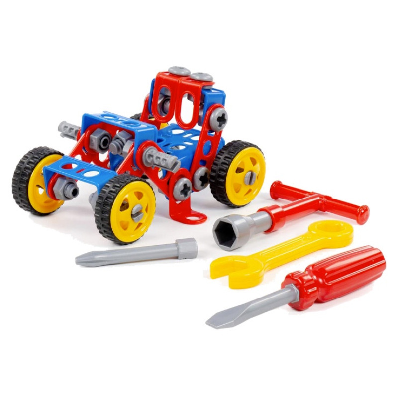 Stavebnica Malý Inžinier 87 štvorkolka