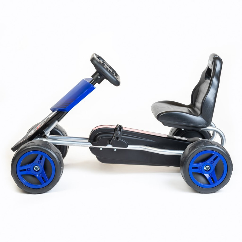 Detská šliapacia motokára Go-kart Baby Mix Speedy modrá 1