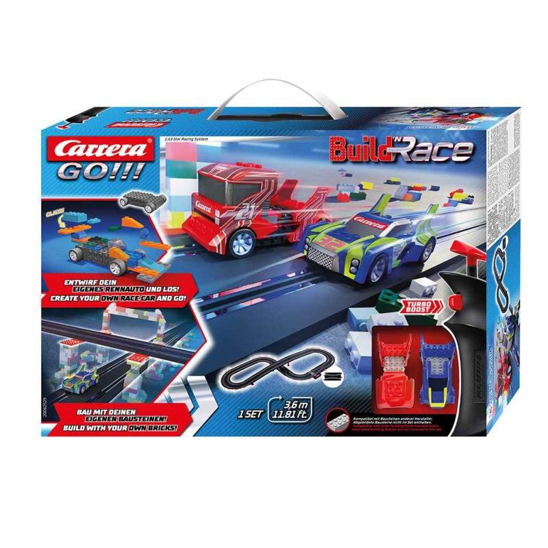 Autodráha Carrera Go Buildn Race - Racing Set 3,6m