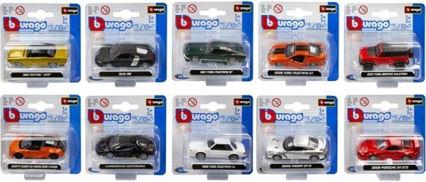 Burago kovové autá - 27 druhov 4