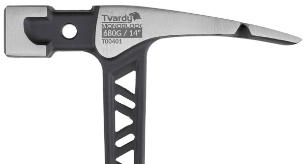 Kladivo murárske MONOBLOK s antivibračnou rukoväťou 680 g, TVARDY 6