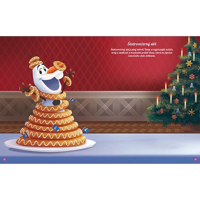 Samolepková knižka Vianoce v Ľadovom kráľovstve 1