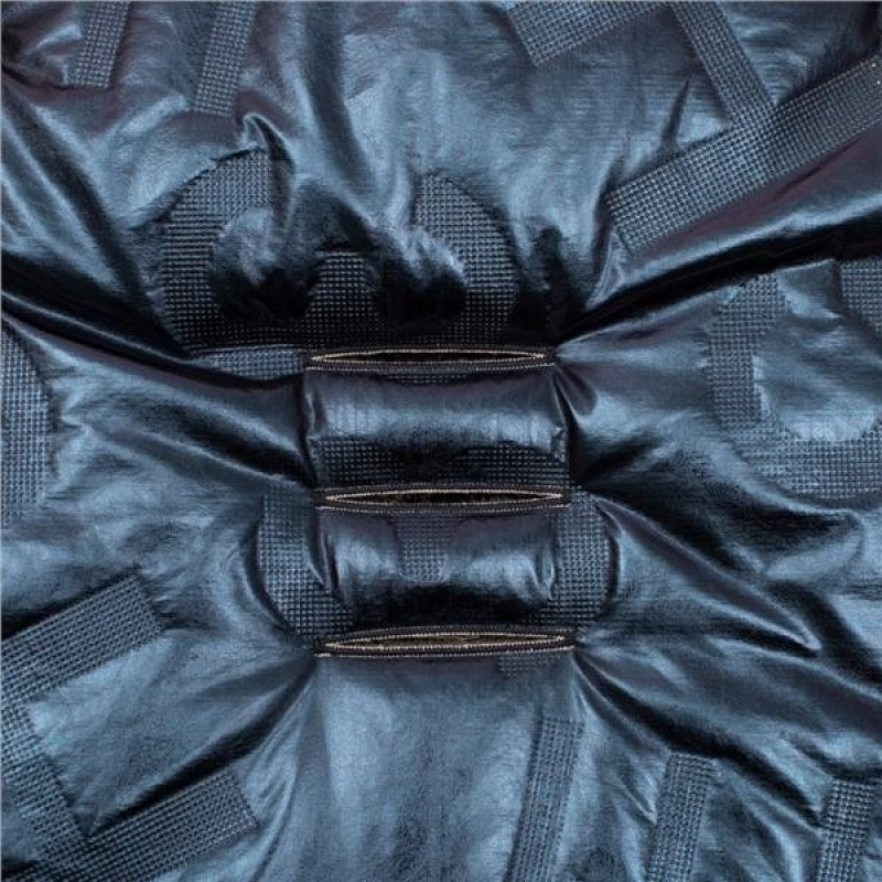 Luxusný fusak s kožušinkou New Baby modrý 3