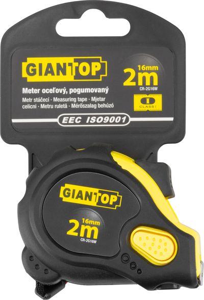 Meter GIANT CR-G16 CE 2 m, zvinovací, pogumovaný