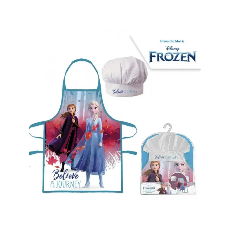 KIDS LICENSING Detský kuchársky set (čiapka a zástera) DISNEY FROZEN, WD21501DT