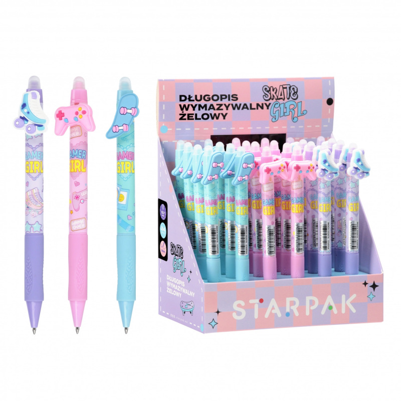 Zmazateľné pero Skate girl 1