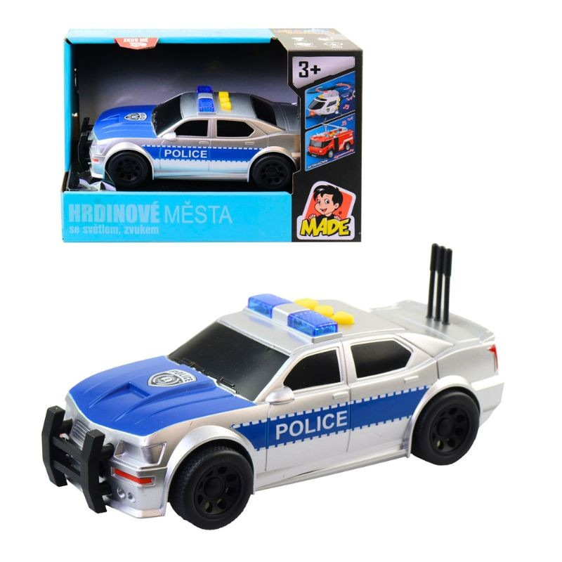 Policajné auto so svetlom a zvukom