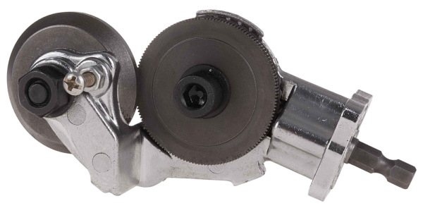 Adaptér na rezanie plechu s upevnením na vŕtačku, GEKO 5