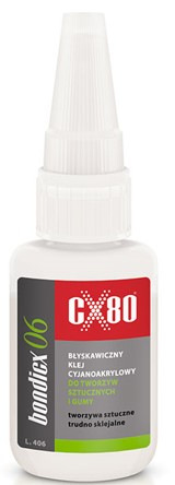 BONDICX 60 - sekundové lepidlo na plasty a gumu 20g