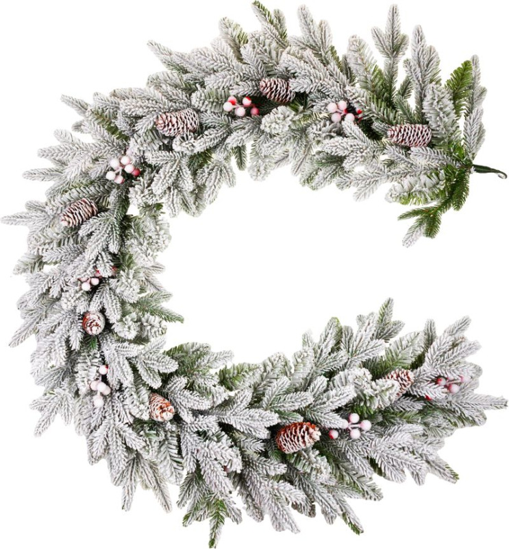 Girlanda MagicHome Vianoce Frosty, zasnežený, 3D+2D, 180 cm 1