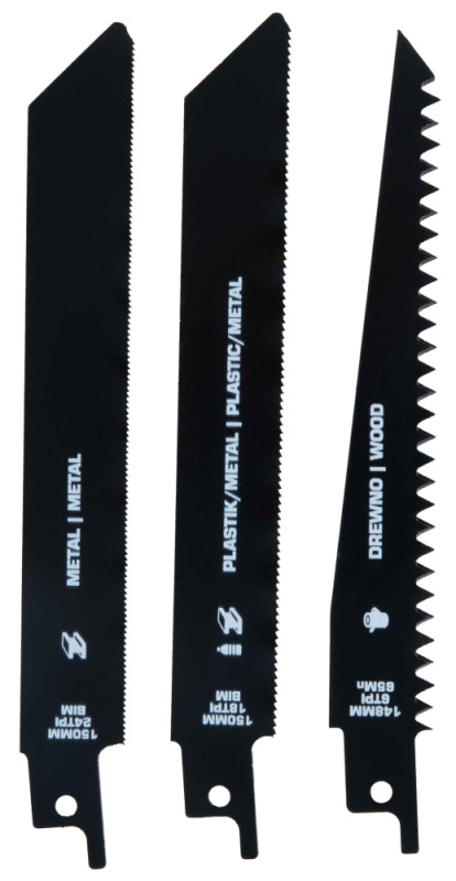 Držiak pílových listov + 3 pílové listy 150 mm, GEKO 7