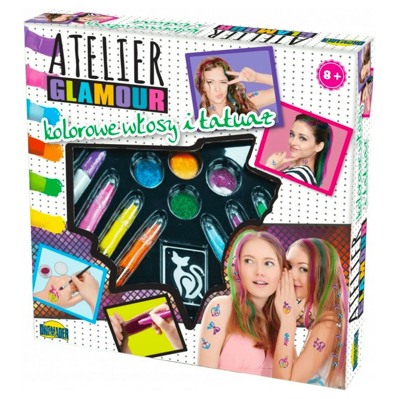 Atelier Glamour pôvab farebné vlasy a tetovanie