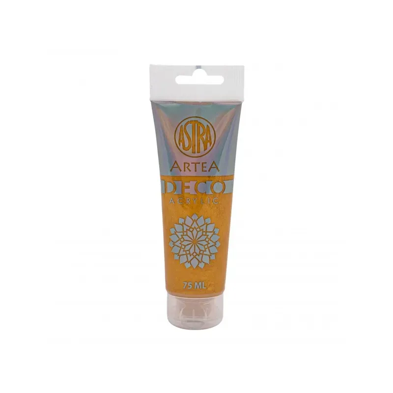 ASTRA ARTEA Deco, Akrylová farba 75ml, Metallic Gold / Zlatá Metalická, 309123024