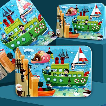 Merco Parník puzzle 100 dielikov 1