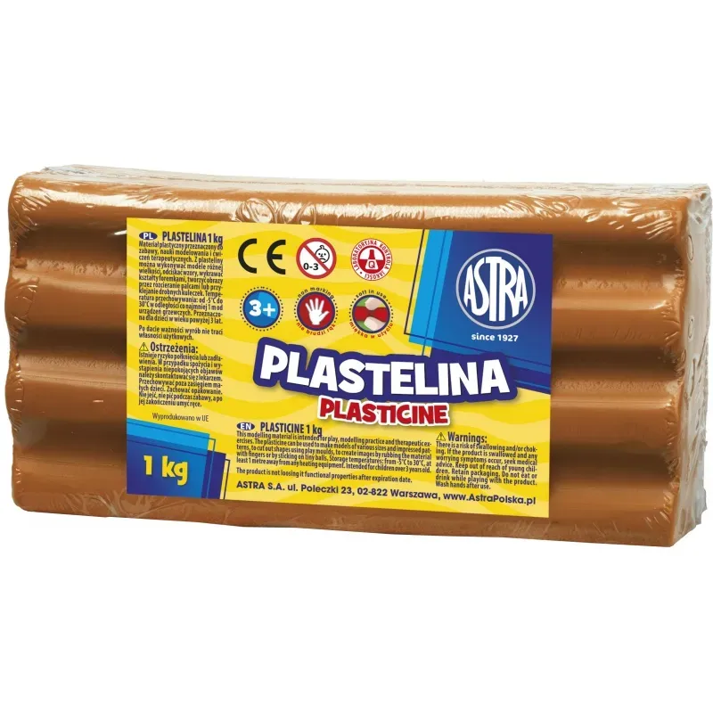 ASTRA Plastelína 1kg Terakota, 303111021