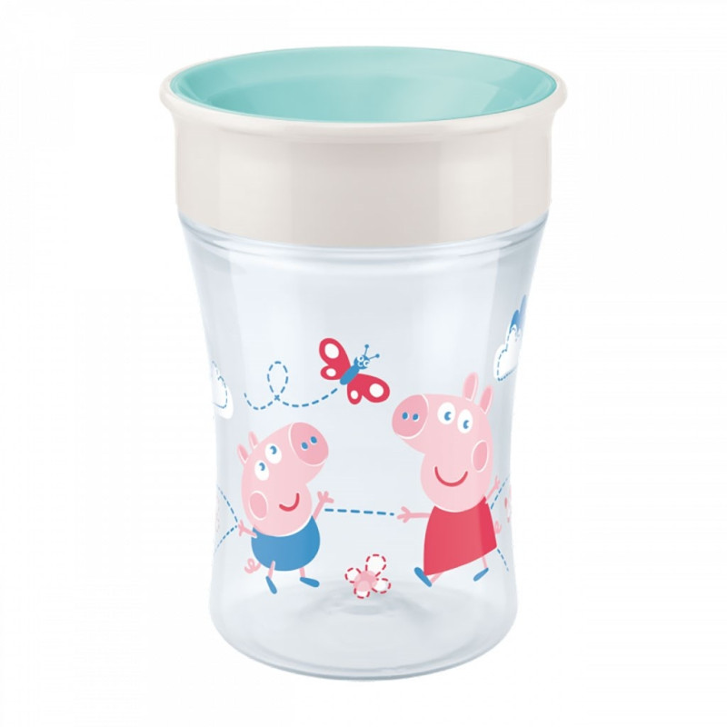 Detský hrnček Magic NUK Cup Peppa Pig (8+ m.) 360 °