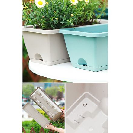 Merco Flora kvetináč s podmiskou svetlo zelená 2