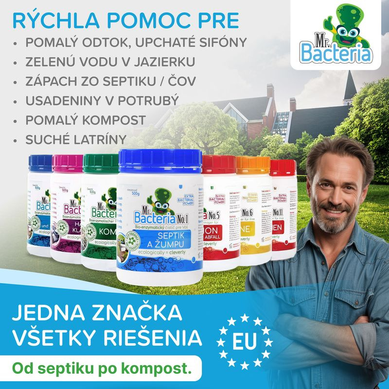 Aktivátor Mr.Bacteria No.2, do čističky odpadových vôd, 500 g 6