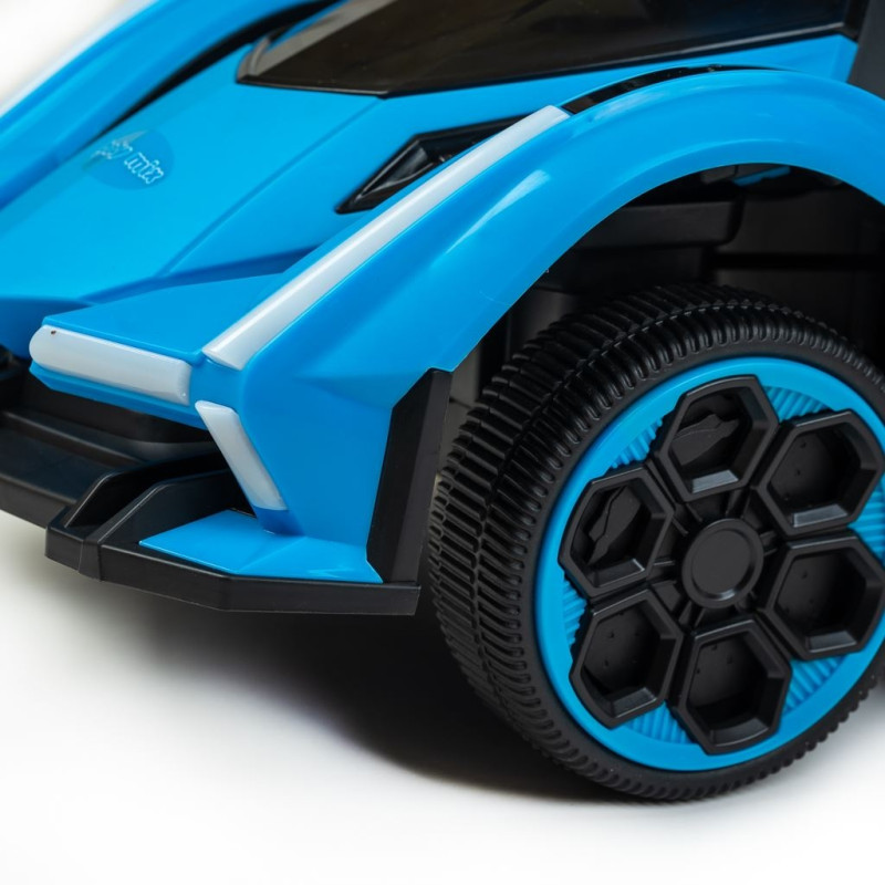 Detské odrážadlo s vodiacou tyčou Baby Mix Speed modré 5