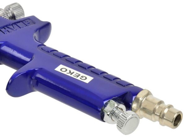 Striekacia pištoľ HVLP MINI s hornou nádobkou 125 ml, tryska - 0.8mm, závit M14x1, GEKO 7