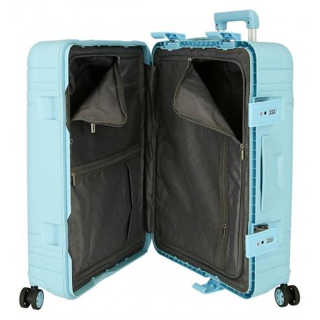 MOVOM Dimensions Turquesa, Sada luxusných ABS cestovných kufrov, 75cm/66cm/55cm, 5189426