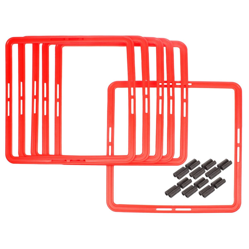 Square Speed agility prekážka červená 1