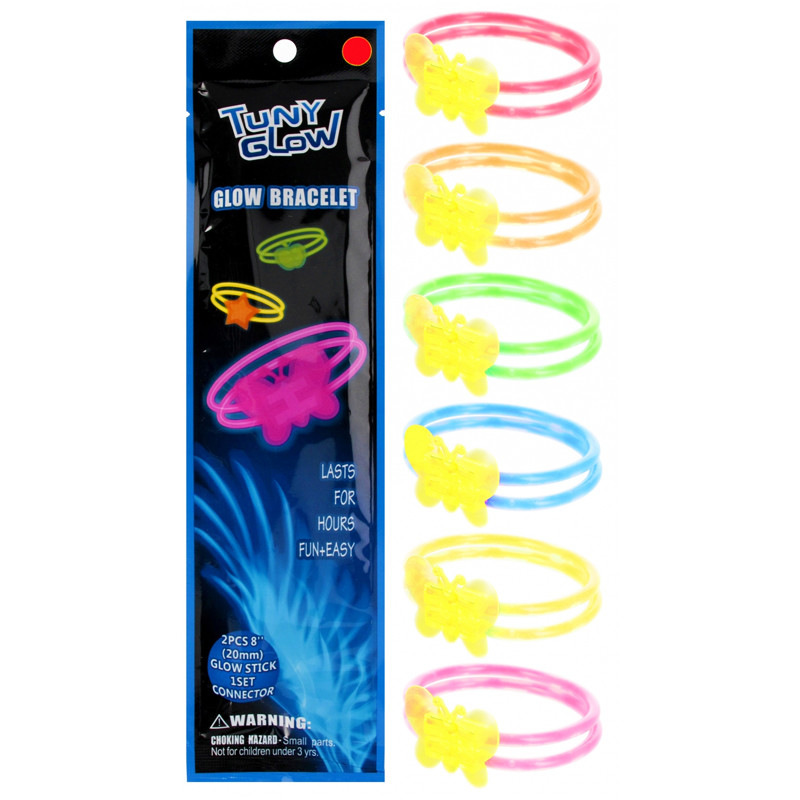 Sada svietiacich náramkov Motýľ