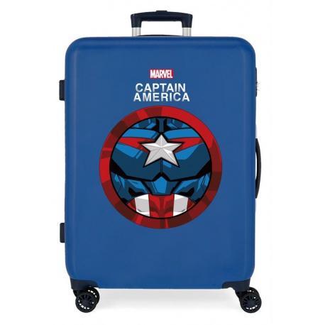 Luxusný ABS cestovný kufor AVENGERS Captain America, 68x48x26cm, 70L, 4241821