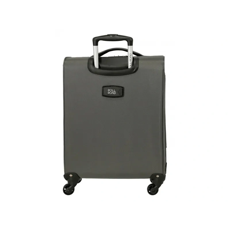 Textilný cestovný kufor ROLL ROAD ROYCE Grey / Sivý, 55x40x20cm, 39L, 5019122 (small) 2