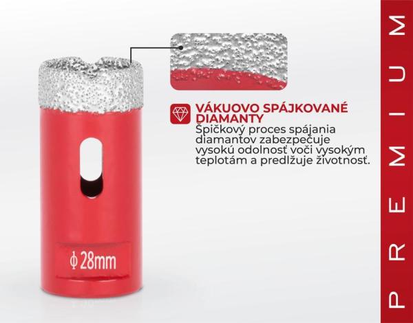 Vyrezávač Strend Pro Premium DCB11, 28 mm, M14, korunka, diamant, professional