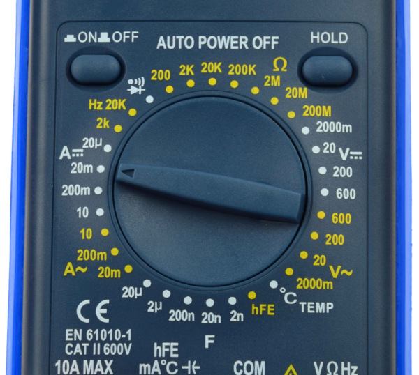 Digitálny multimeter PREMIUM 5808 so zvukovou signalizáciou, GEKO 2