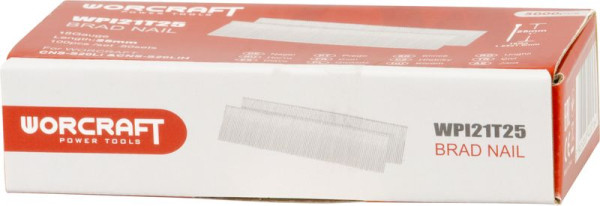 Klince do sponkovačky Worcraft CNS-S20Li / CNS-S20LiH, 25 mm, Typ T, bal. 5000 ks 1
