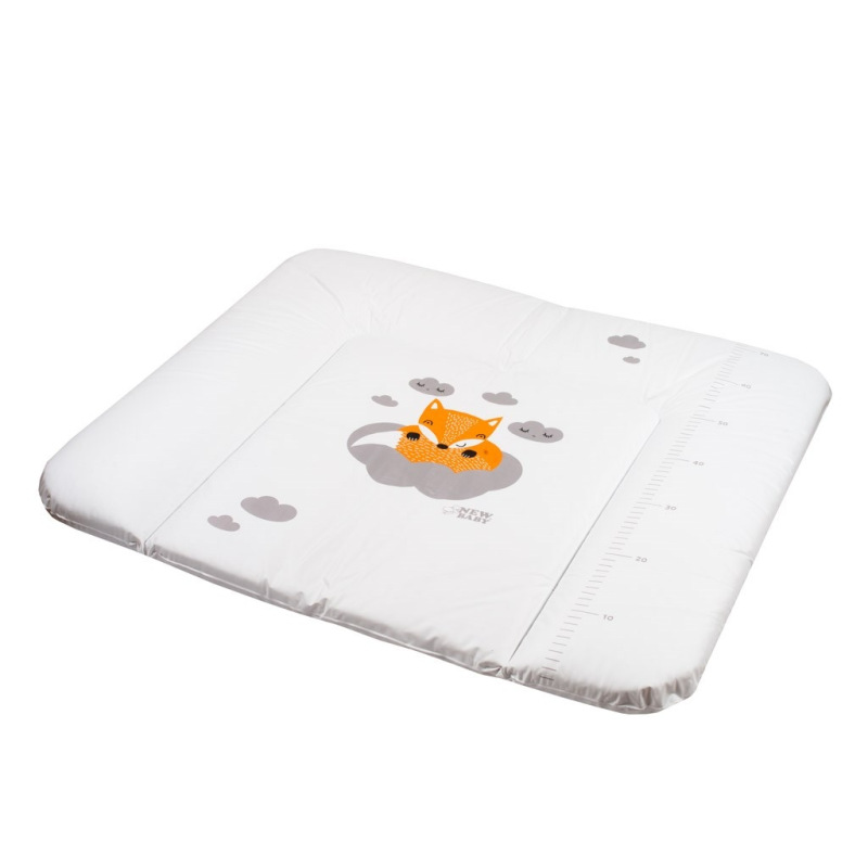 Prebaľovacia podložka mäkká New Baby Líška biela 85x70cm 1
