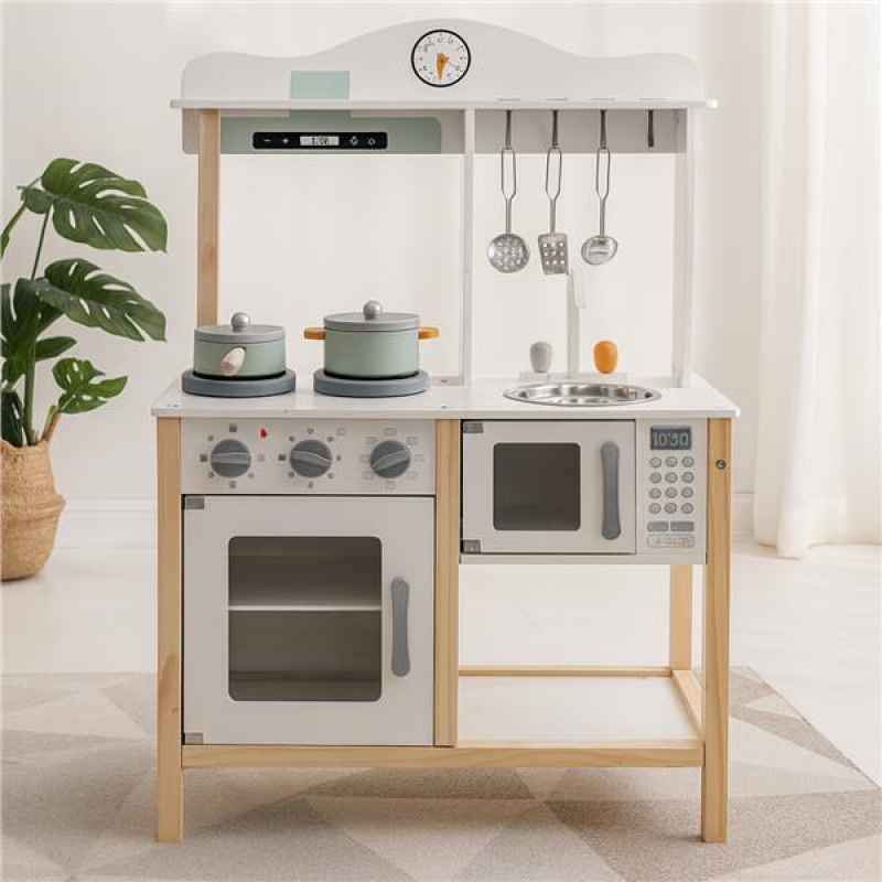 Detská kuchynka s vybavením Baby Mix biela 3