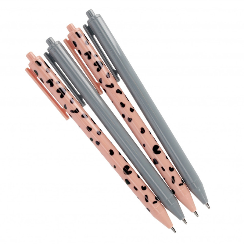 Set 4ks pier šedé a ružové 2