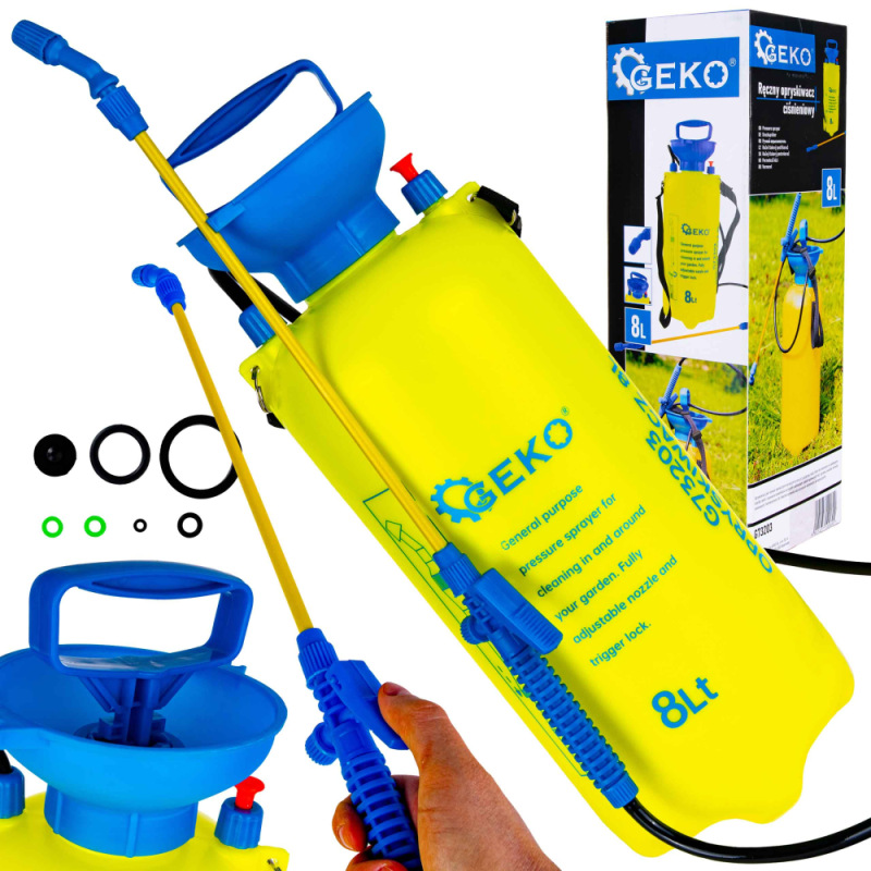 Postrekovač ručný tlakový 8 litrov, GEKO
