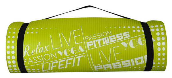 YOGA MAT EXKL+,180x58x1,5,zelena 2
