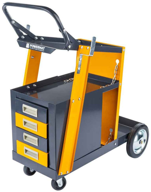 Mobilný vozík pre zváračov so 4 zásuvkami, POWERMAT 4