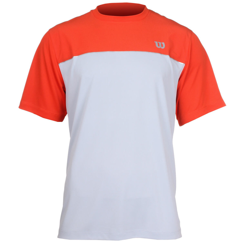 Star Bonded Crew pánske tričko šedá-červená