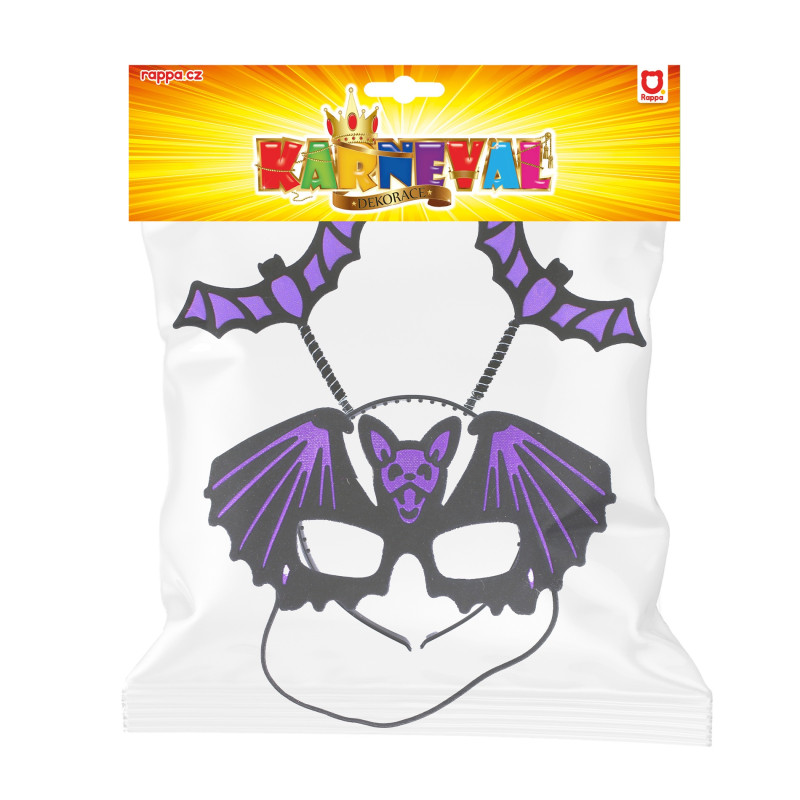 Čelenka netopier s maskou halloween 2