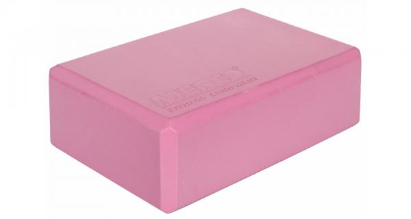 Merco Yoga Block kocka na jógu ružová 7,5 cm