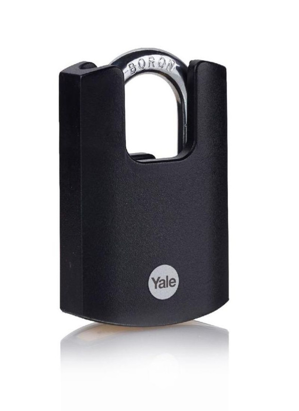 Zámok Yale Y121B/40/125/1, High Security, visiaci, čierny, 46 mm, 3 kľúče 1