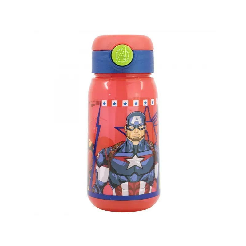 Plastová fľaša s automatickým otváraním AVENGERS, 510ml, 74142