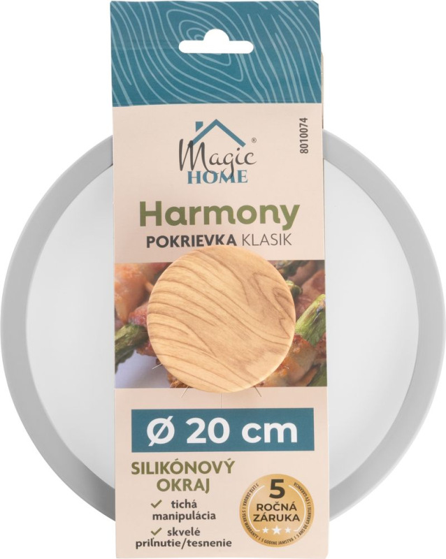 Pokrievka MagicHome Harmony, sklenená, 20 cm 2
