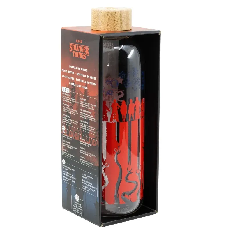 Luxusná sklenená fľaša STRANGER THINGS 1030ml, 00693