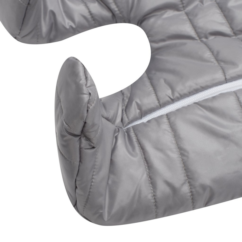 Zimná dojčenská kombinéza s kapucňou s uškami New Baby Pumi grey 68 (4-6m) 2